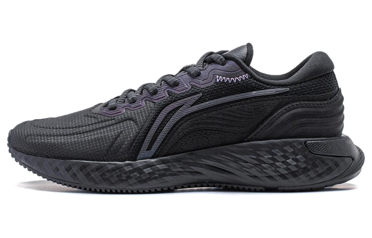 Li Ning Cloud Shield Cushioning Slip Resistant Abrasion Resistant Low top Running Shoes Women's Black