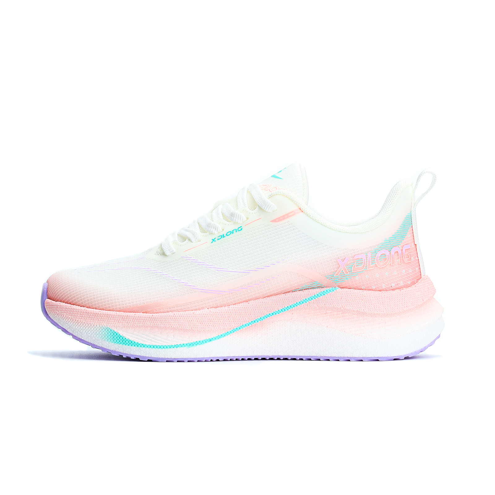 XIDELONG Running Shoes Unisex Low Top Pink Profit