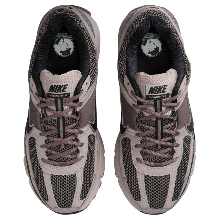 Nike Vomero 5 Mesh Slip Resistant Abrasion Resistant Low top Running Shoes Unisex Gray Purple