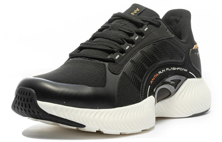 Anta Abrasion Resistant Low top Running Shoes Men’s Black