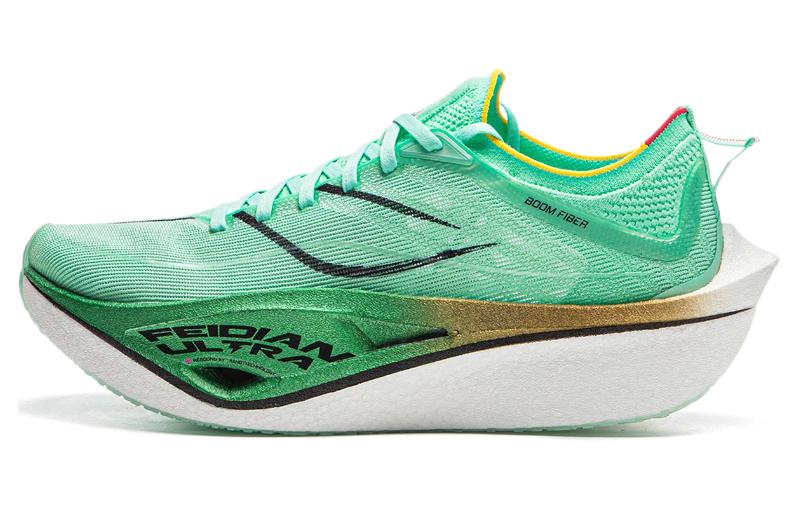 Li Ning Feidian 4 Ultra Cushioning Slip Resistant Abrasion Resistant Breathable Low top Casual Running Shoes Unisex