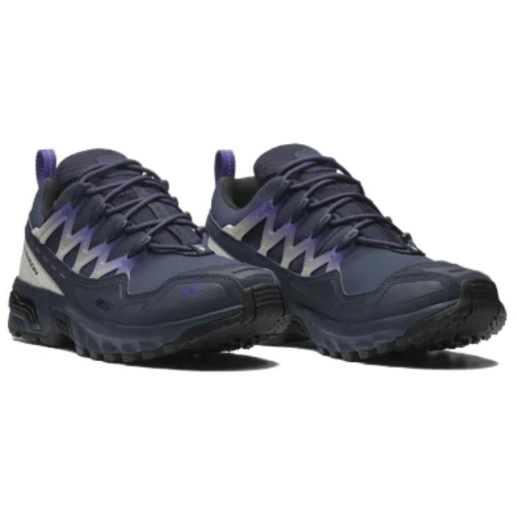 SALOMON ACS+CSWP Comfortable Cushioning Breathable Coverage Support Low top Running Shoes Unisex Dark Blue