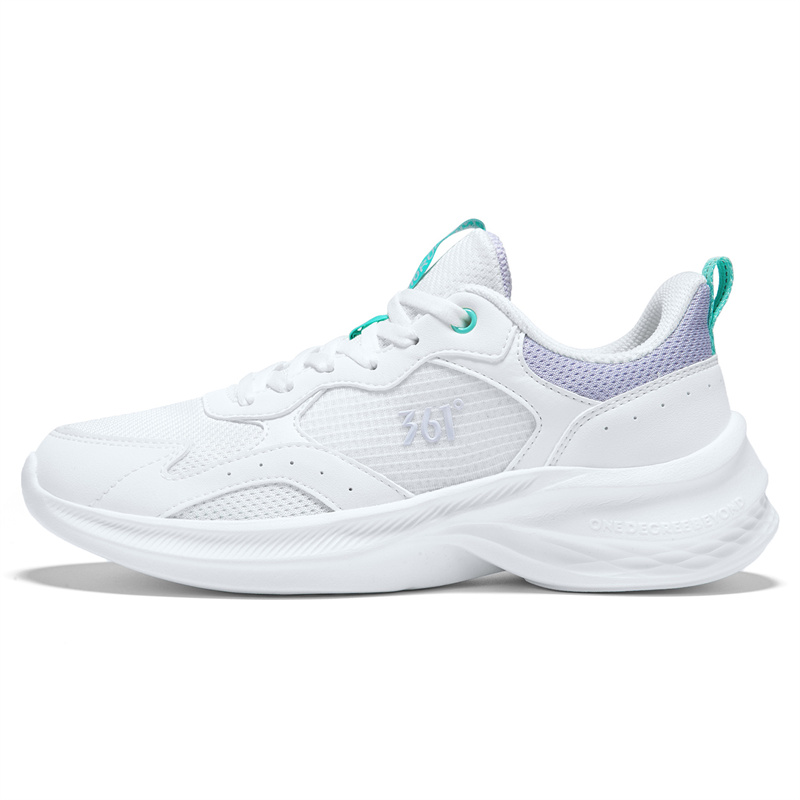 361° Low top Sprint Running Shoes Women’s Feather White Chalk Purple