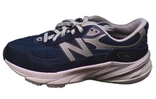 New Balance NB 990 V6 Low Top Running Shoes Men's Marine Blue Gray