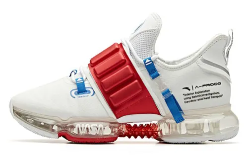 Anta Cushioning Low top Running Shoes Men's White Red