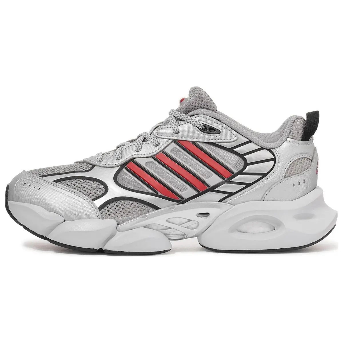Adidas CLIMACOOL VENTO 3.0 Breathable Low top Casual Running Shoes Unisex Gray Red
