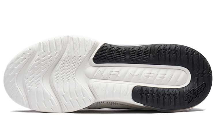 XTEP Cushioning Slip Resistant Abrasion Resistant Low top Running Shoes Men’s White Black Blue