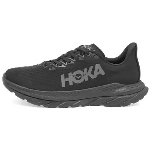 HOKA ONE ONE Mach 5 Slip Resistant Abrasion Resistant Low top Running Shoes Men's Black
