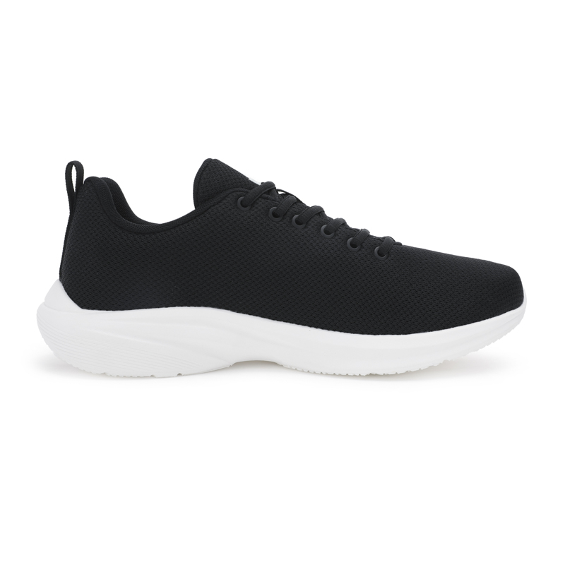 PEAK Fabric Cushioning Abrasion Resistant Breathable Low top Casual Running Shoes Men’s Black White