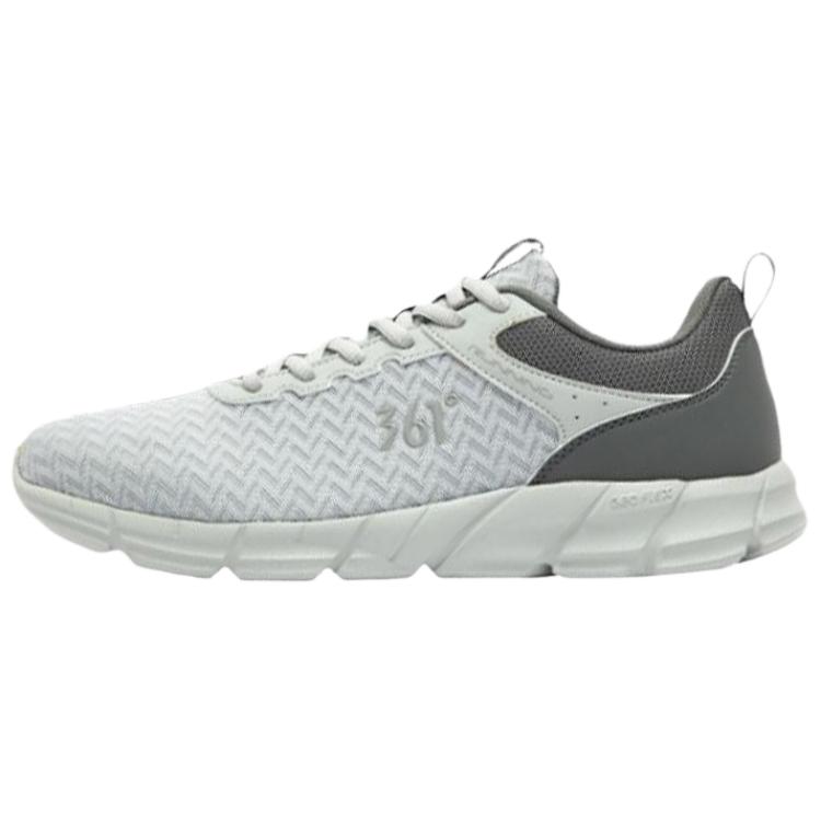 361° Abrasion Resistant, Breathable, Lightweight Low top Casual Running Shoes Men’s Gray