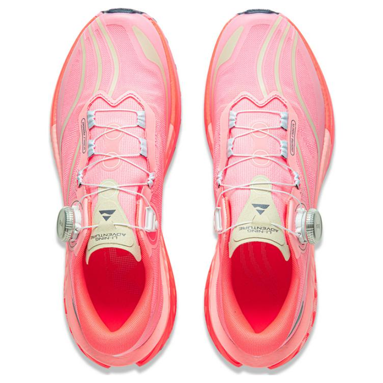 Li Ning De Lucas PRO Cushioning, Wear Resistant Low top Running Shoes Men’s Pink