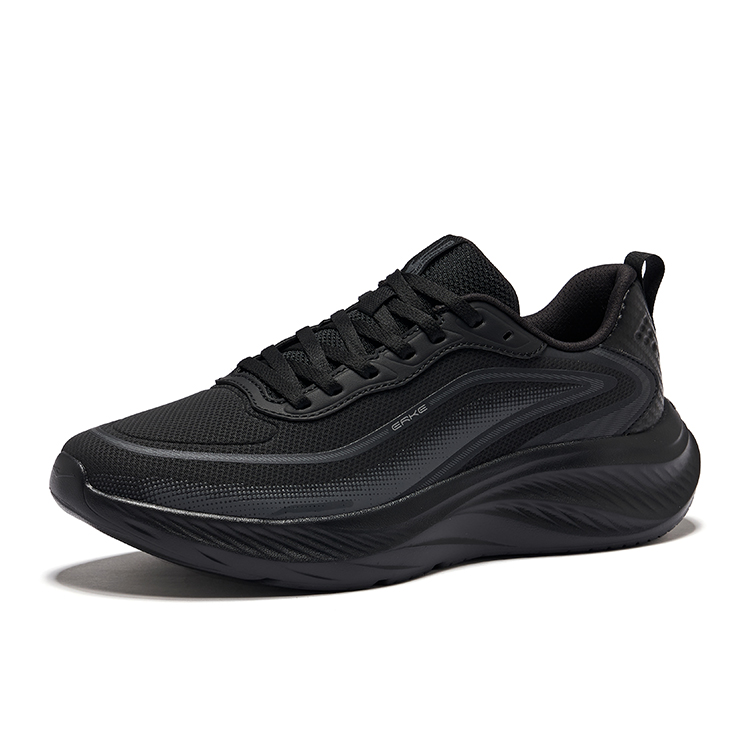 Erke Cushioning Rebound Waterproof Low top City Commuting Running Shoes Men’s Black