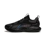 Li Ning Slip Resistant, Abrasion Resistant, Lightweight Low top Casual Shoes Men's Black