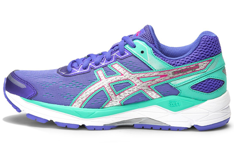 Asics Gel fortitude 7 Abrasion Resistant Low top Running Shoes Women's Purple Blue