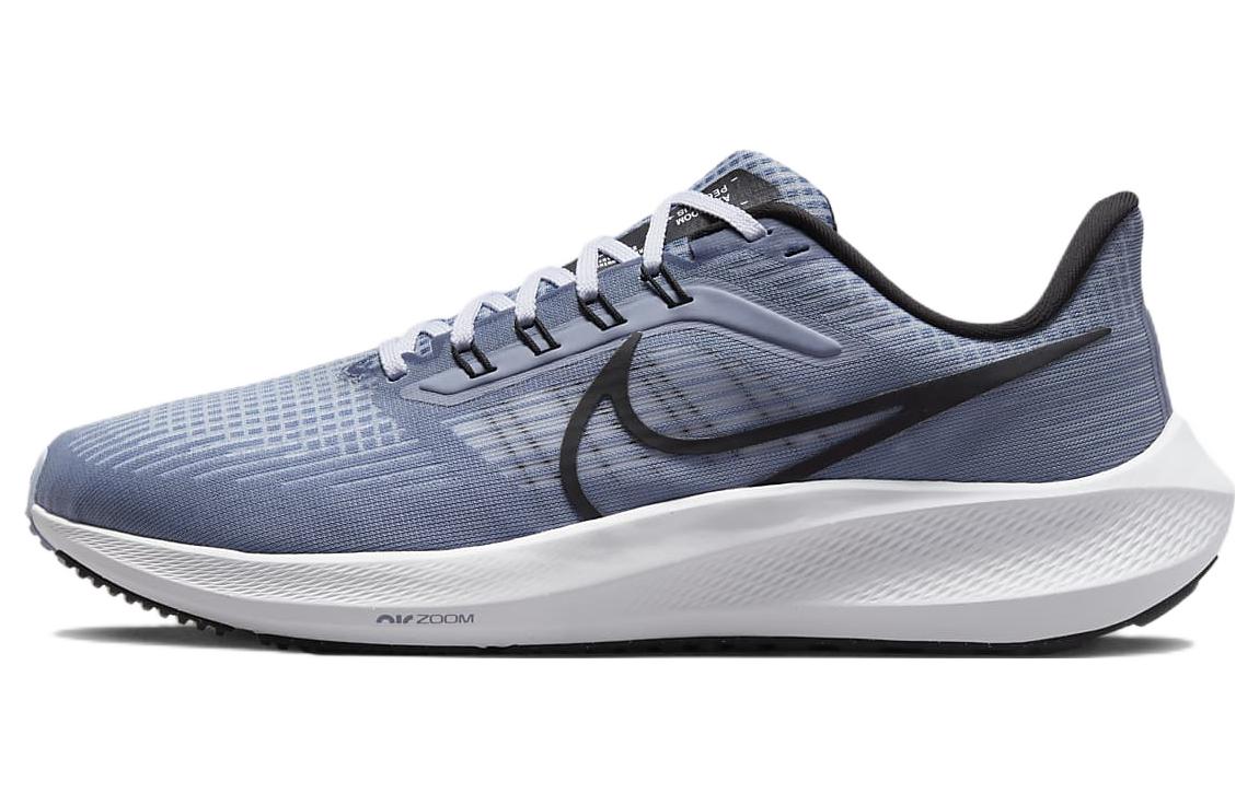 Nike Air Zoom Pegasus 39 marathon comfortable, breathable, shock-absorbing, wear-resistant and breathable low-top casual training running shoes, men's gray and black