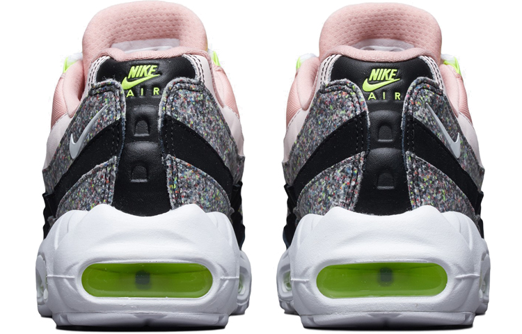 Женские кроссовки Nike Air Max 95 (черно-розовые) — фото 4