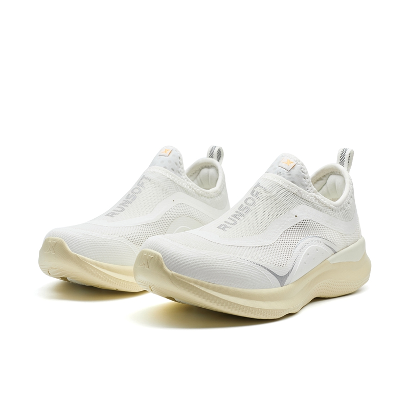 XTEP Soft Cube Low top Casual City Commuting Running Shoes Women’s White