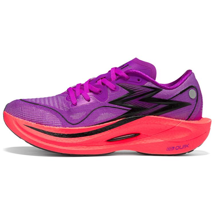 361° Slip Resistant And Breathable Coverage Low top Casual Sprint Running Shoes Men’s Purple Red Mismatched
