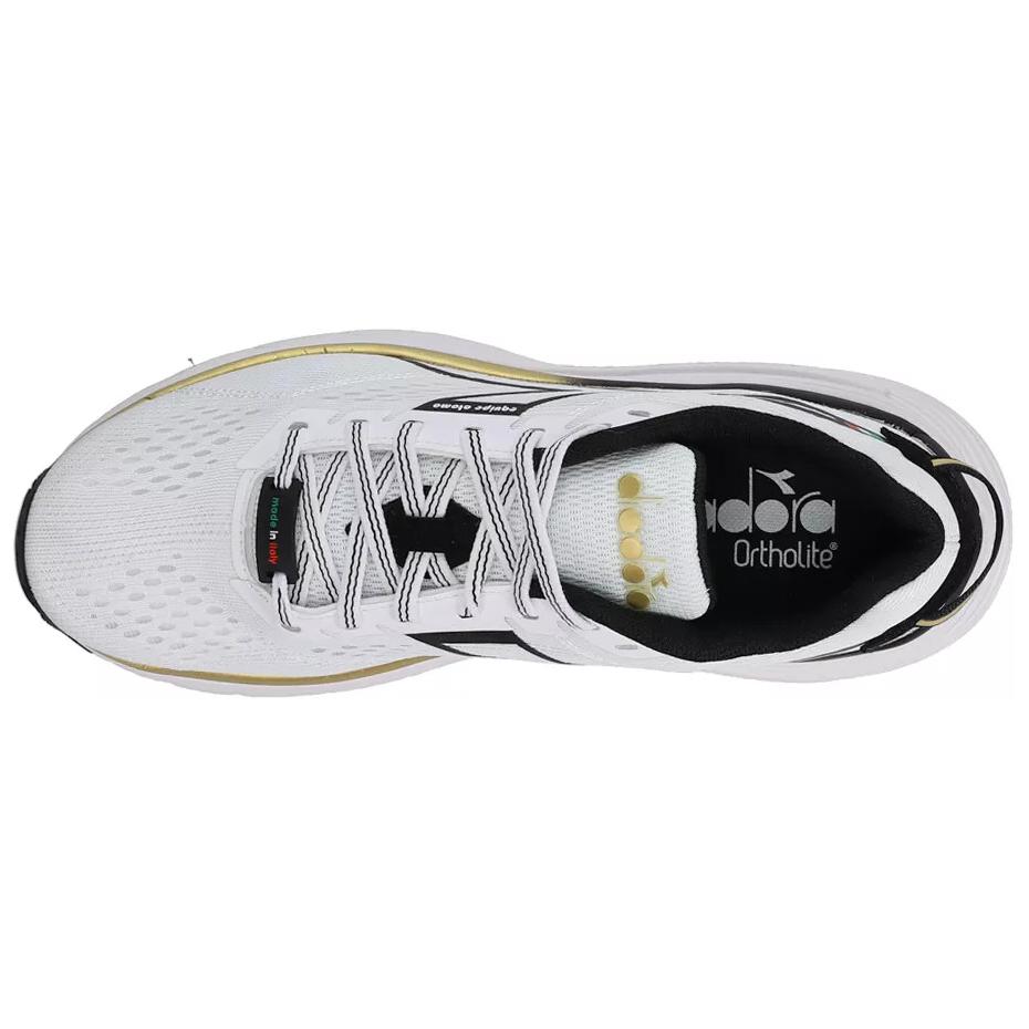 Diadora Slip Resistant Abrasion Resistant Low top Casual Running Shoes Men’s White