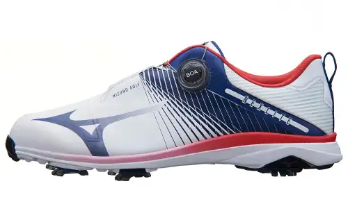 Mizuno Golf Shoes Men's White Blue Red
