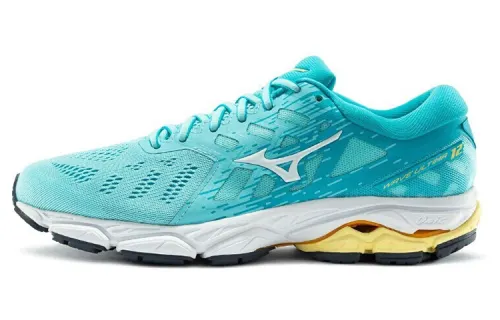 Mizuno Wave Ultima 12 Slip Resistant Low top Running Shoes Unisex Blue Yellow