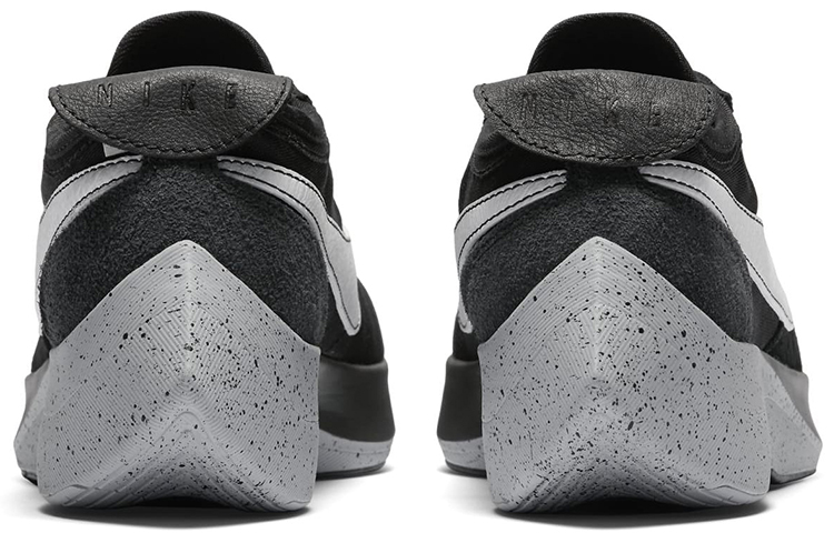 Мужские кроссовки Nike Moon Racer Black Wolf Grey (черно-серые) — Чёрный / белый / серый — фото 5