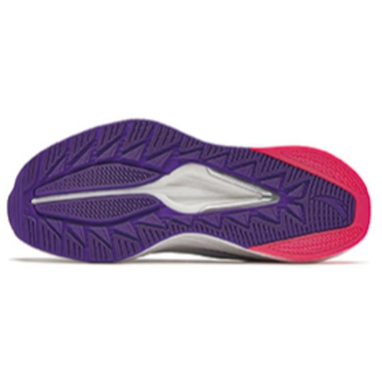 Anta Abrasion Resistant Slip Resistant Low top Casual Running Shoes Women’s Gray Purple Red
