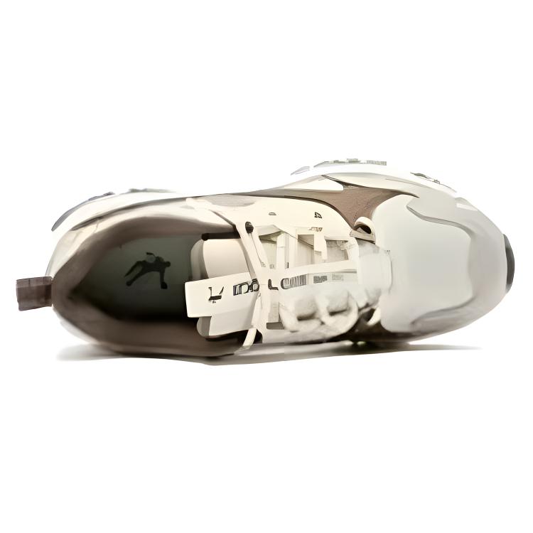 QIAODAN Slip Resistant Abrasion Resistant Slip Resistant Abrasion Resistant Low top Running Shoes Women’s Beige Brown