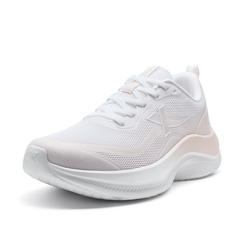 XTEP Breeze Fabric Low top Casual Running Shoes Women’s White Pink