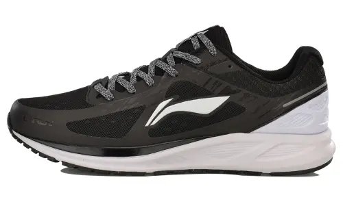 Li Ning Light Speed Synthetic Leather, Textile Cushioning Slip Resistant Abrasion Resistant Breathable Low top
