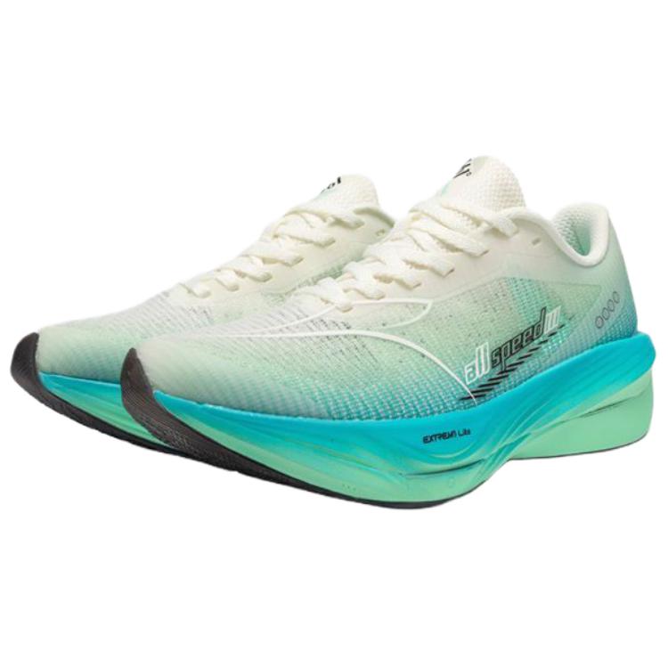 361° Speeding Running Shoes Men’s Low Top Feather White Jelly Mint