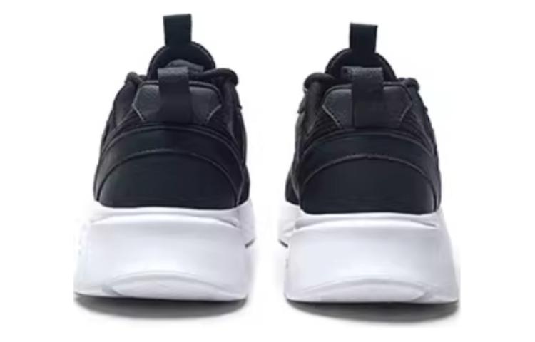 QIAODAN Versatile Cushioning Abrasion Resistant Lightweight Low top Running Shoes Men’s Black White