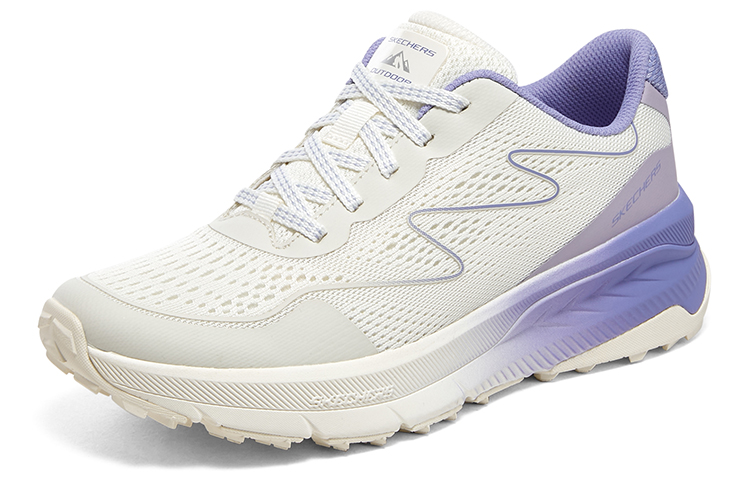 Skechers Relaxed Fit D’Lux Fitness ‘White Purple’ Women’s