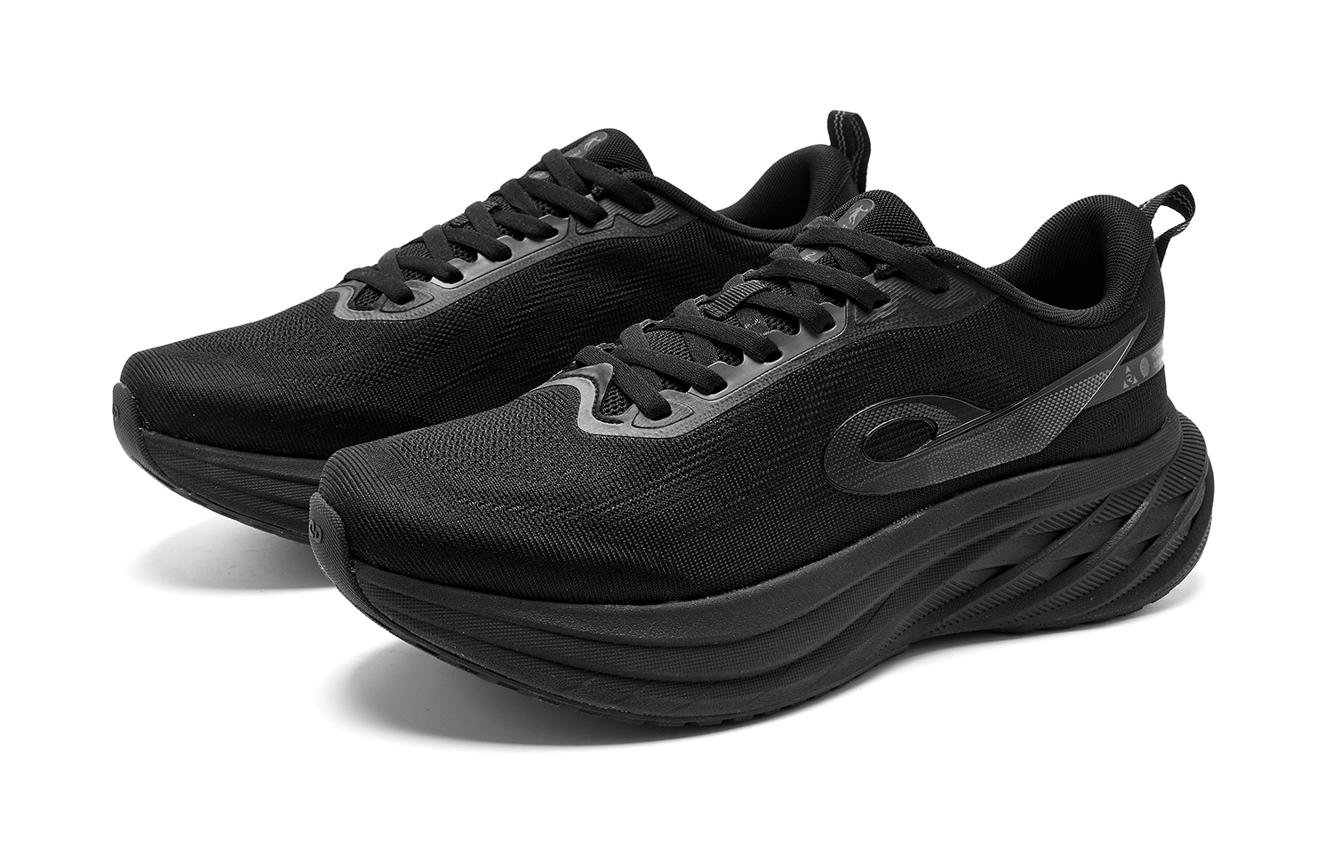 QIAODAN DS2 Fabric Low top Super Light Q COZY SOFT Casual Training Long Distance Running Shoes Men’s Black Gray