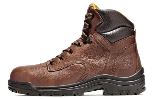 Timberland TiTan 6 Leather Abrasion Resistant Abrasion Resistant Crew Outdoor Boots Men's Brown