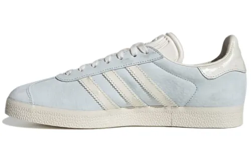 Adidas Originals Gazelle Low top Skateboard Shoes Women's Light Blue