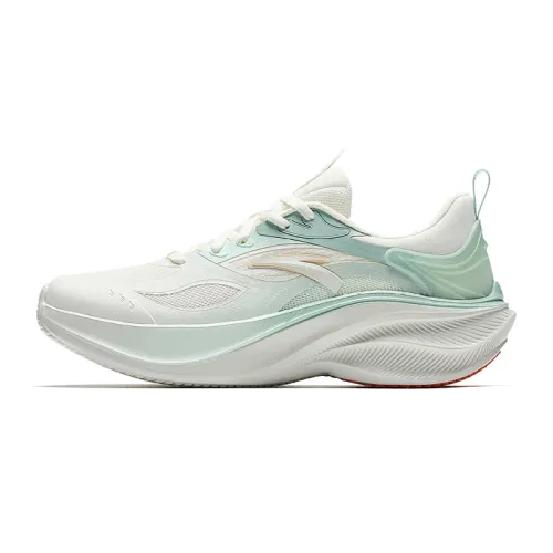 Anta Leaf 5.0 Lightweight Rebound Low top Casual Running Shoes Women's White Green