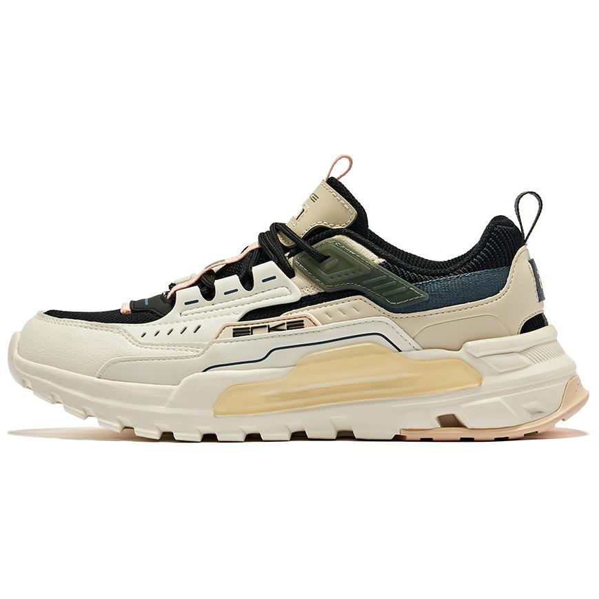 Erke Slip Resistant Abrasion Resistant Low top Running Shoes Women’s White Black