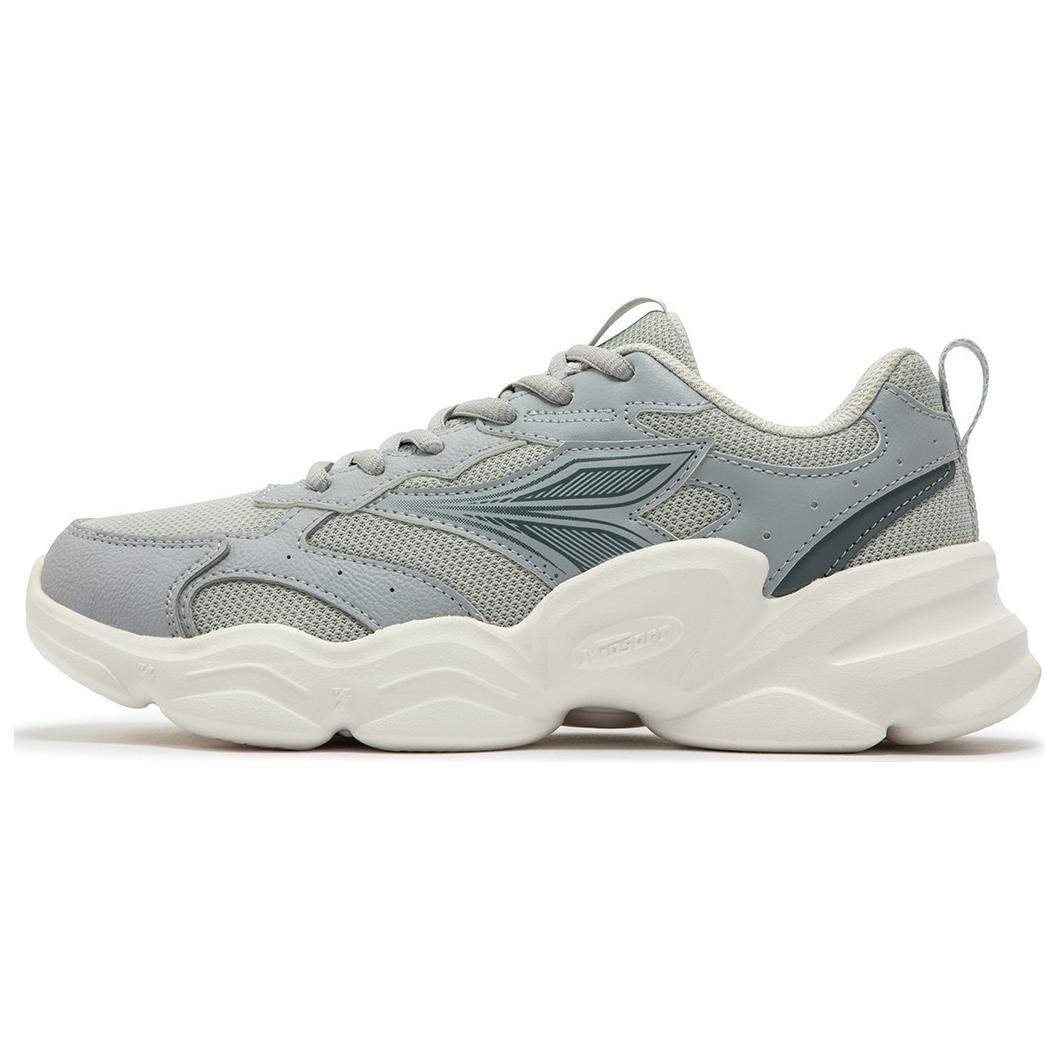361° Mesh, Synthetic Leather Cushioning, Wear Resistant Low top Running Shoes Women's Gray