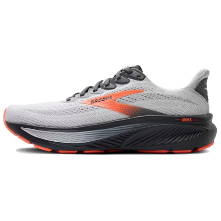 Brooks Ghost 17 Oyster Mushroom Orange Ebony