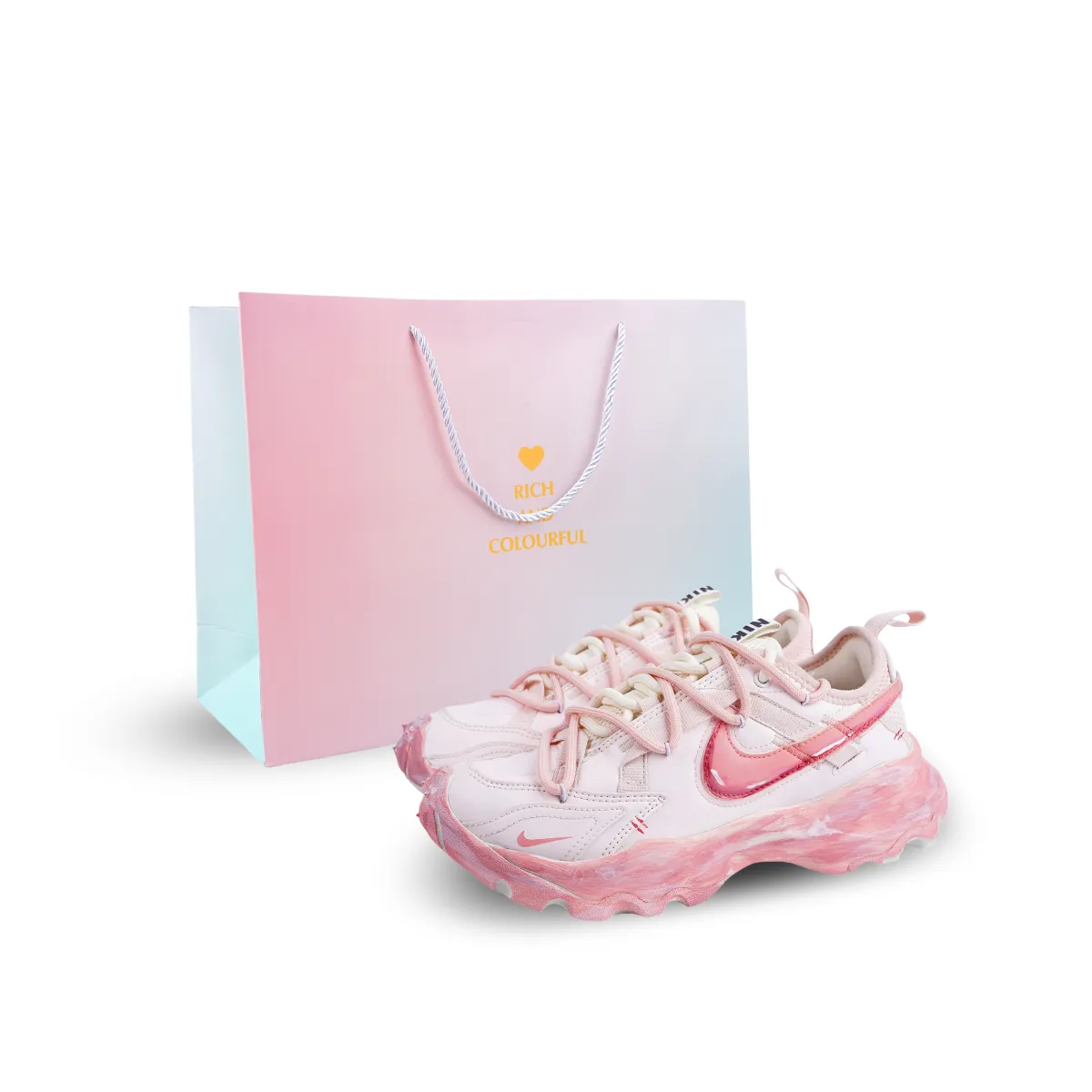 Nike TC 7900 Low top Casual Shoes Women's Pink White