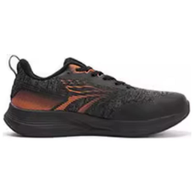 361° Rain Screen Cushioning Abrasion Resistant Breathable Coverage Thermal Low top Running Shoes Men’s Black Orange