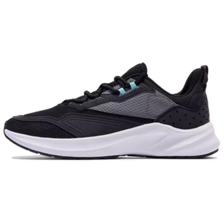 QIAODAN Cushioning, Wear Resistant Low top Running Shoes Men’s Black Blue