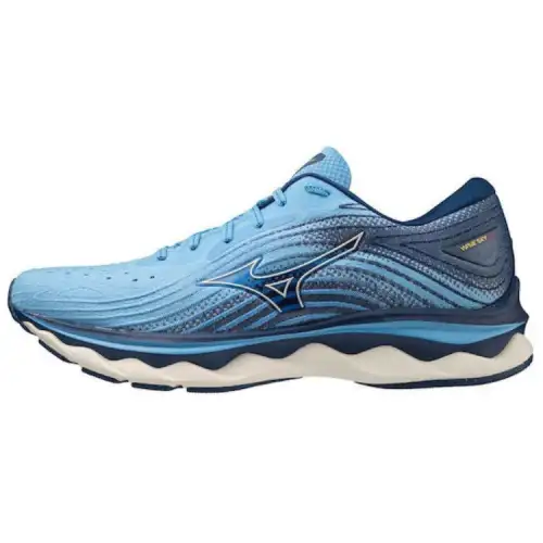 Mizuno Wave Sky 6 2E Wide 'Light Blue Navy'