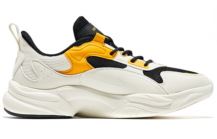Erke Low top Running Shoes Men’s White Black Orange Yellow