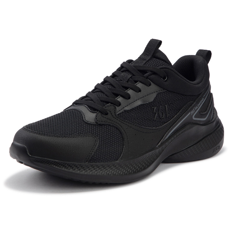 361° Slip Resistant Abrasion Resistant Slip Resistant Abrasion Resistant Low top Running Shoes Men’s Black Gray