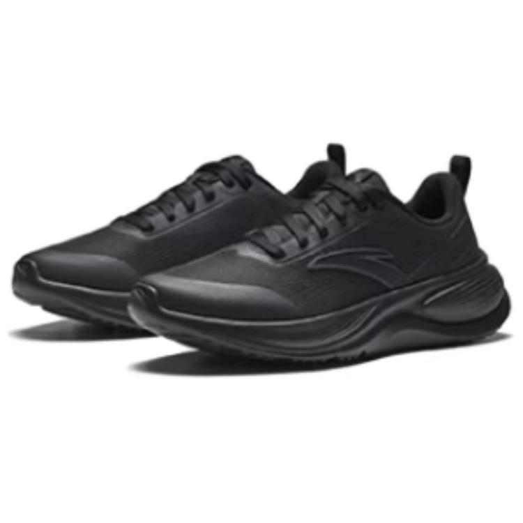 Anta Cushioning Height Increasing Lightweight Breathable Low top Casual Running Shoes Men’s Black
