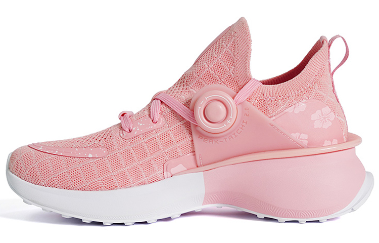PEAK Tai Ji2.0 Cushioning Slip Resistant Abrasion Resistant Low top Running Shoes Men’s Pink