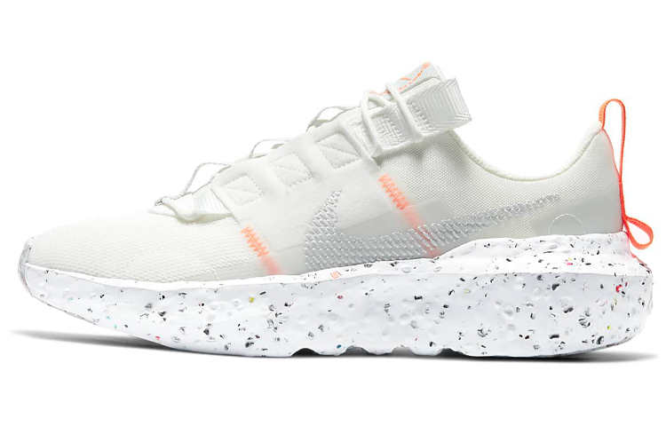 Женские кроссовки Nike Nike Crater impact (бело-оранжевые)