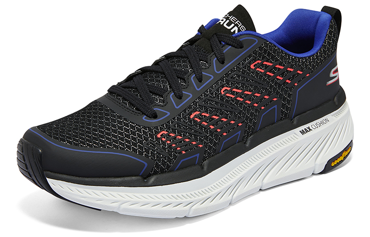Skechers Comfortable Low top Running Shoes Men’s Charcoal Black